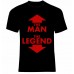 Тениска The Man and The Legend - Red - 500041